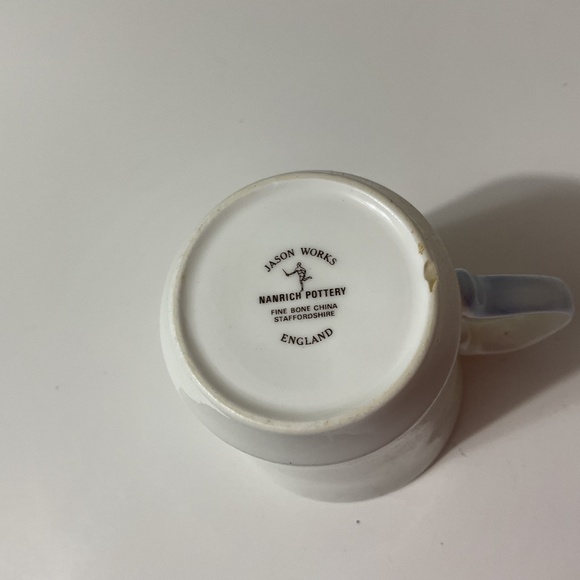 Set of 2 VTG Floral Fine Bone China Mug Jason Works Nanrich Pottery - Picture 8 of 8